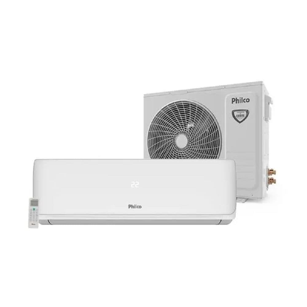 Ar condicionado split Philco branco 18000 BTUS/h quente e frio