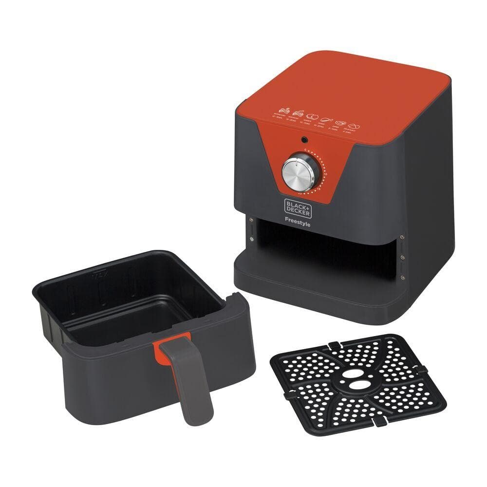 Air Fryer Fritadeira Elétrica Freestyle sem Óleo 1,5L Black Decker AFM2 220V