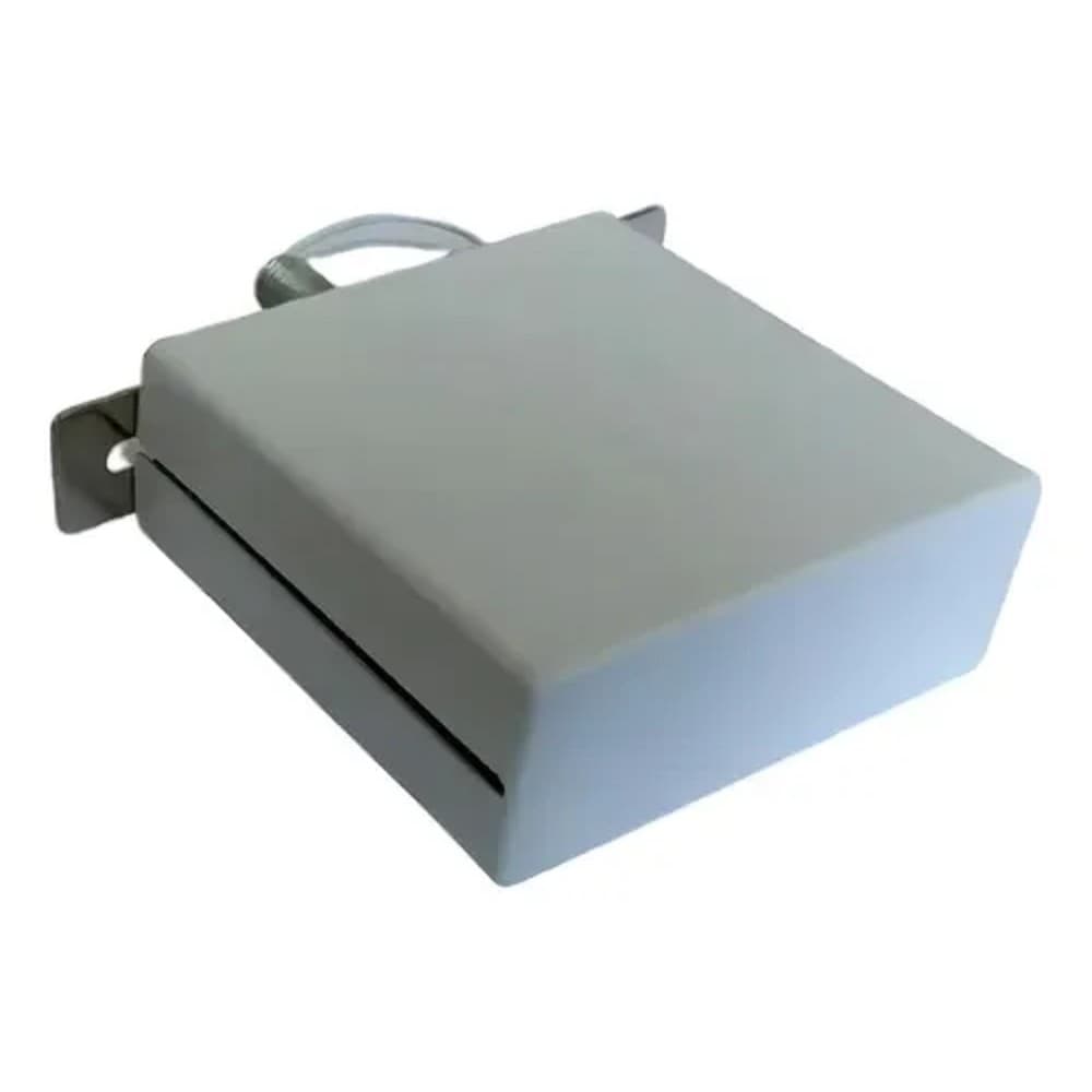 Arandela sobrepor 2 fechos de luz base G9 cinza