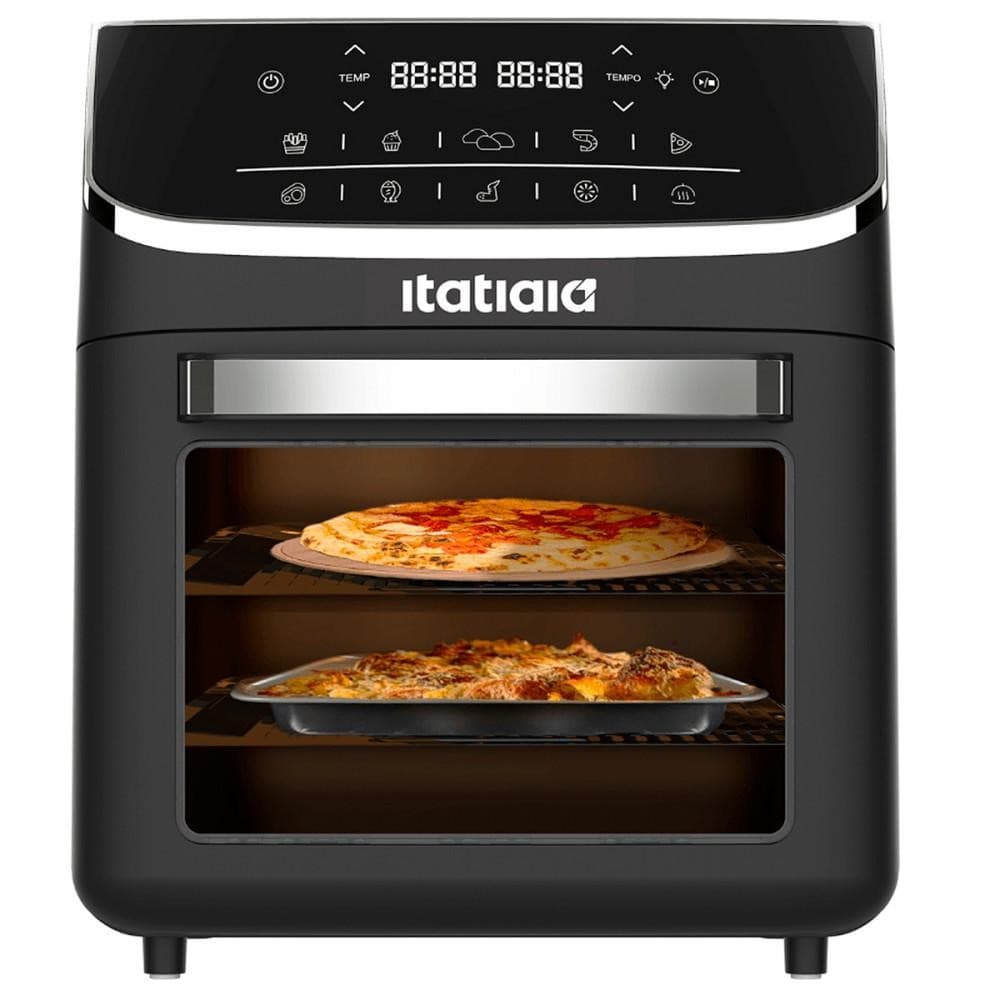 Fritadeira Elétrica Air Fryer Forno Oven Itatiaia Digital 12L 127