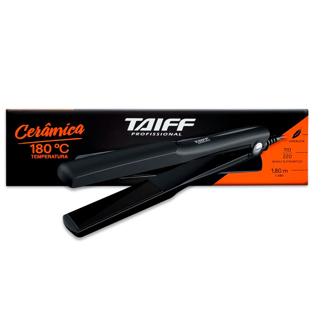 Chapinha Profissional Taiff Cerâmica Clássica 180ºC Bivolt