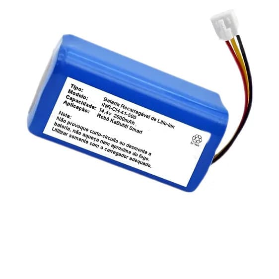 Bateria para Robô Aspirador Kabum Smart 2600mAh Azul