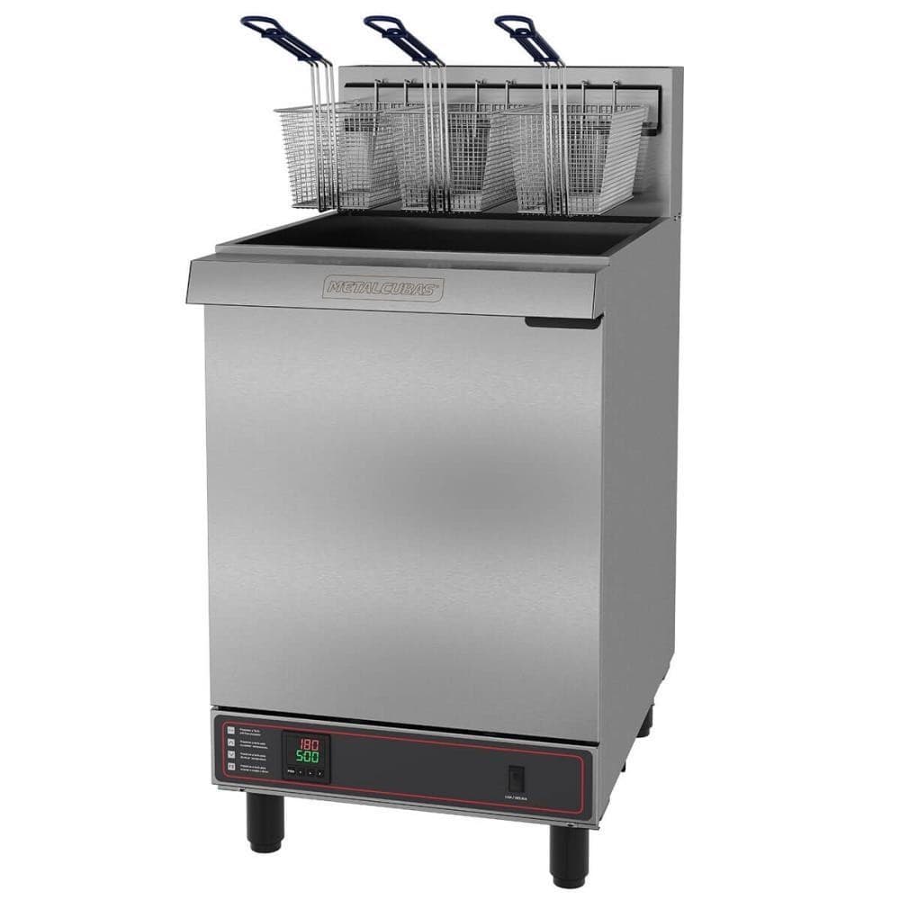 Fritador Industrial A Gás Metalcubas FOG 3C PRM Premium Óleo 127V 45L MTC0071(24437)