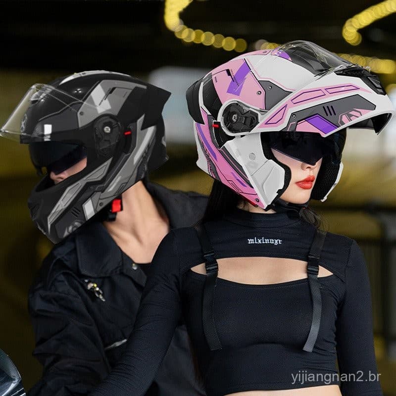 Capacete de Motocicleta Certificado para Homens, Capacete Aberto, Capacete Universal para Motocicleta para Todas as Esta