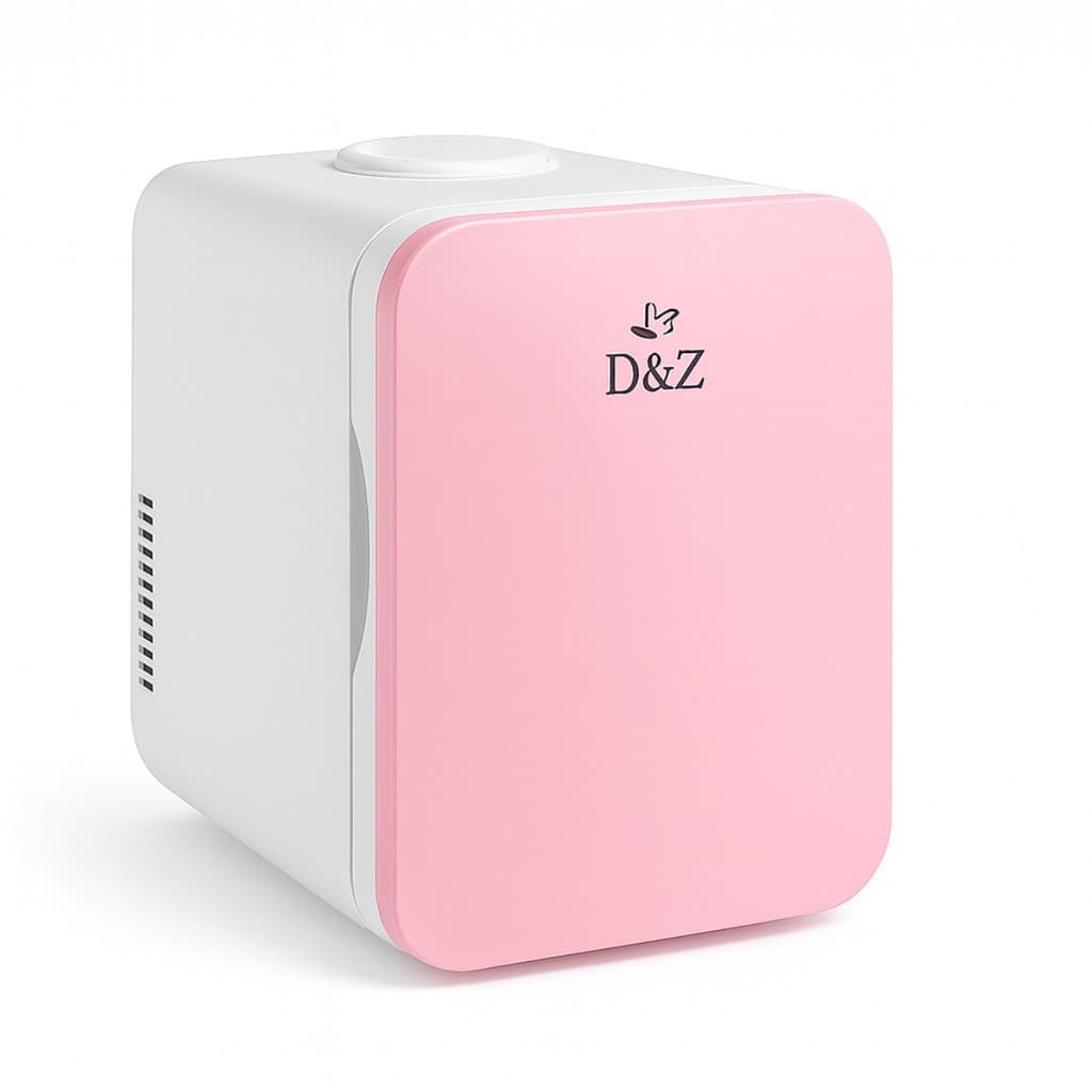 Mini Geladeira Skincare Beautycooler para Cosméticos Frigobar Organizador Séruns Cremes Máscaras Baixo Ruído Portátil
