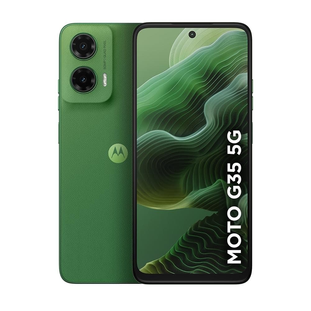 Smartphone Motorola Moto G35 5G 128GB 4GB RAM Câmera Dupla 50MP + 8MP Selfie 16MP 6.7" Verde + Ubook Livros Digitais