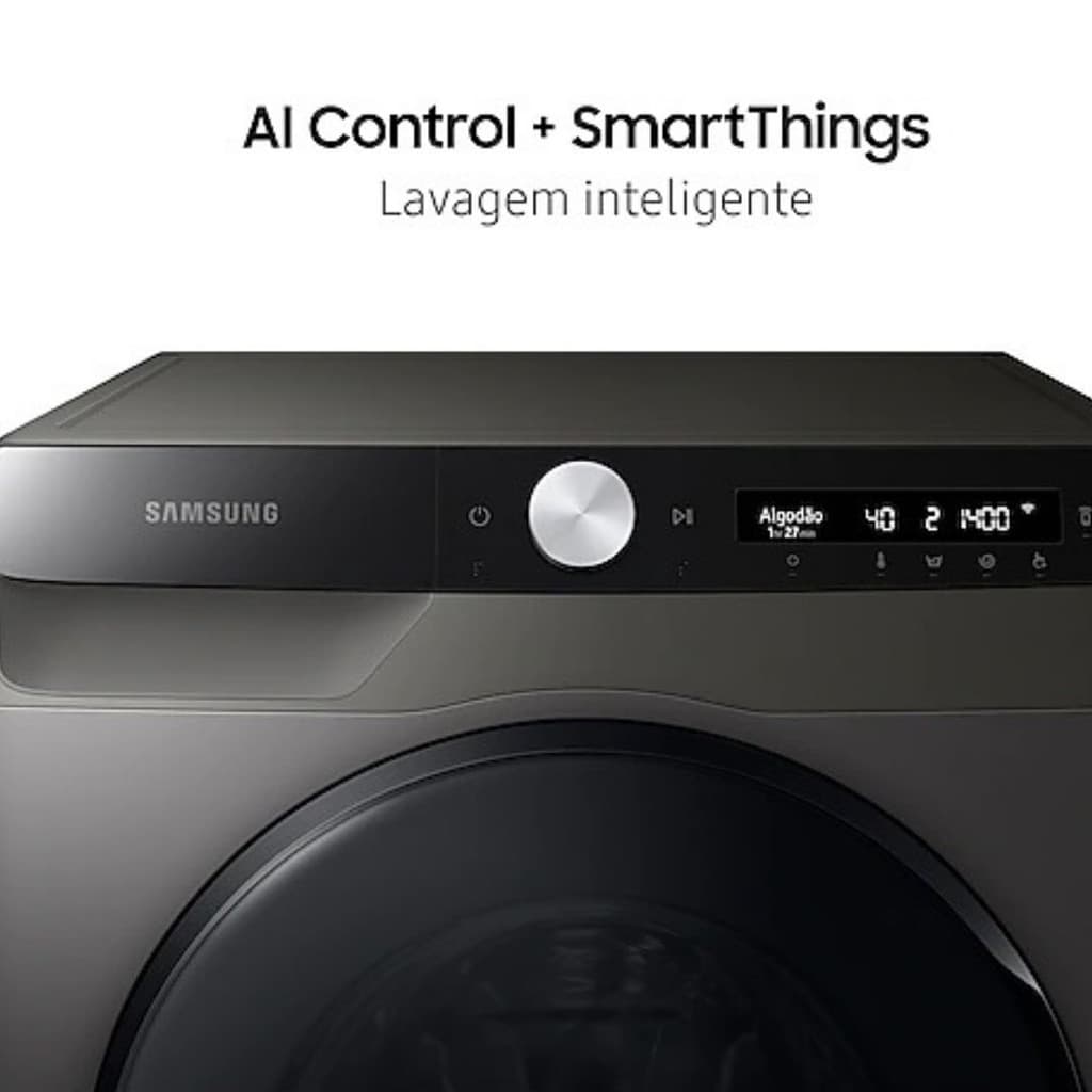 Lava e Seca Samsung 11kg Inox Preta 110V WD11T504DBX/AZ