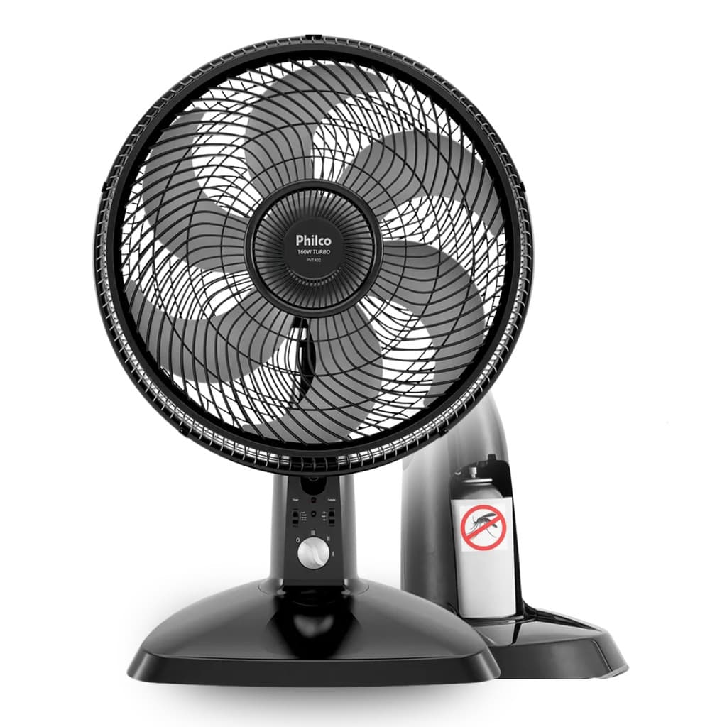 Ventilador Philco 160w Turbo 6 Pas + Função Repelente Ultra 40Cm