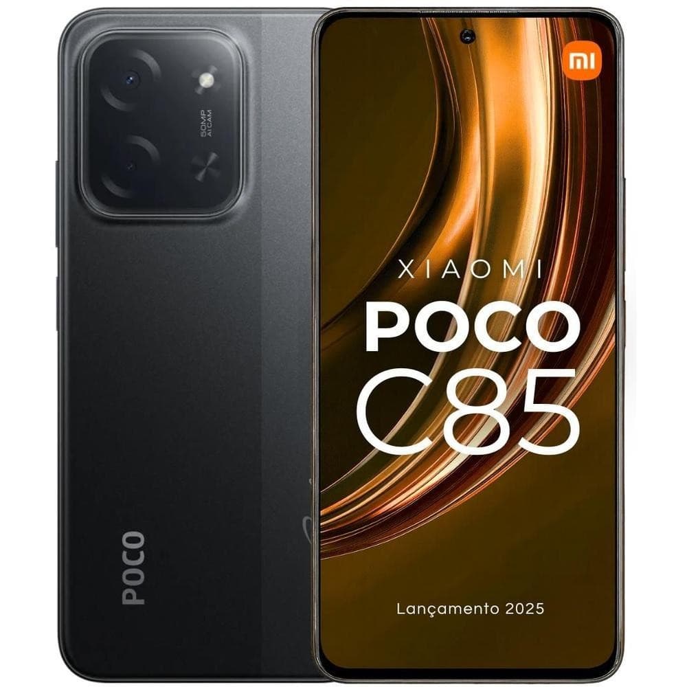 Smartphone Xiaomi Poco C85 256GB/128GB, versão global, NFC, envio imediato com película cortesia