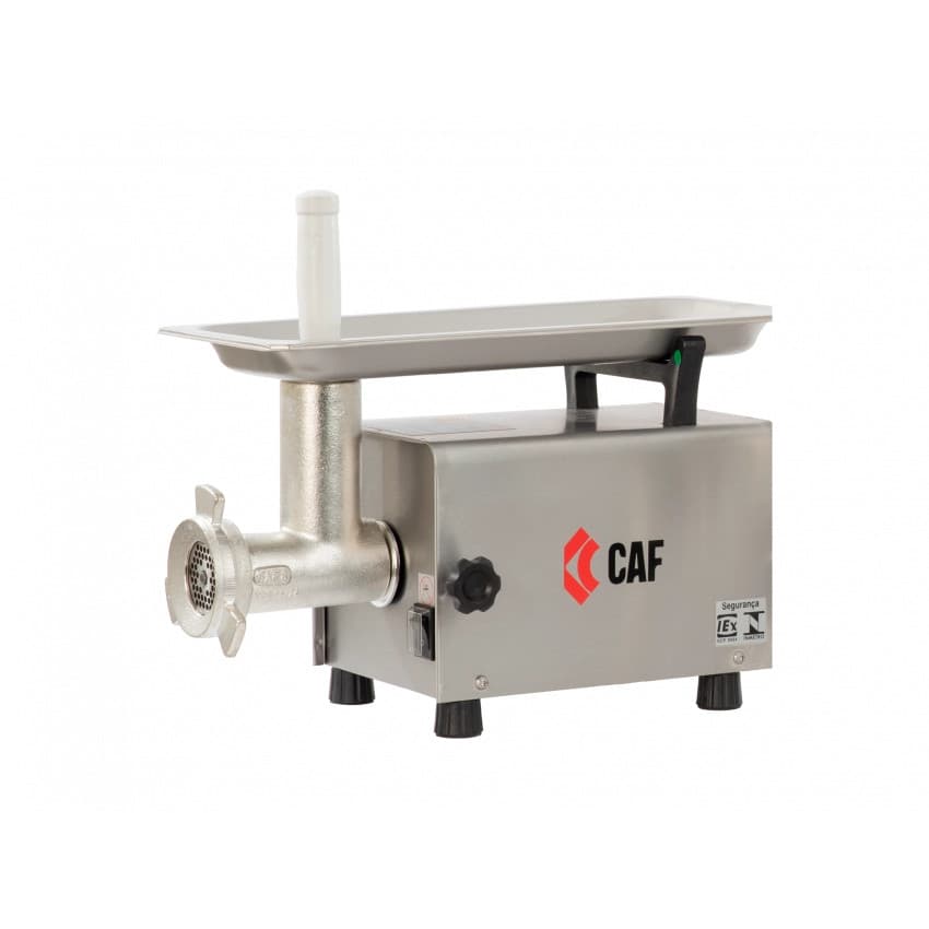 Moedor De Carne Elétrica Caf 8 De 127/220v Aço Inox Bivolt