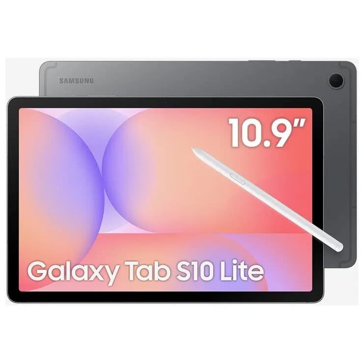 Tablet Samsung Galaxy Tab S10 Lite 128GB WiFi - Cinza, com Caneta S Pen e Capa, RAM 6GB, Tela 10.9"