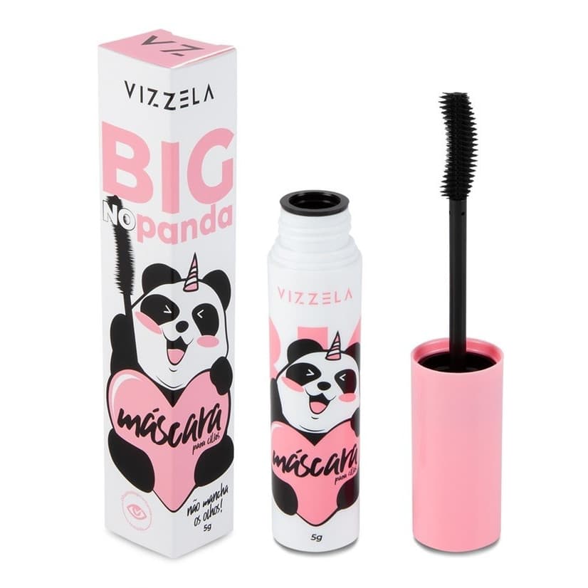 Máscara Para Cílios Rímel Big No Panda Vizzela Vegano Pincel Curvado