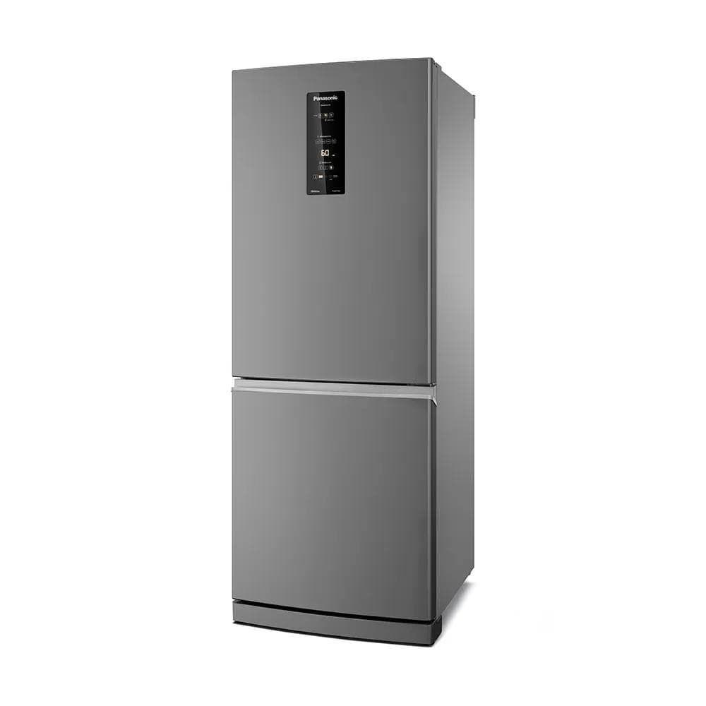Refrigerador Panasonic NR BB64PV1XB 460L Aço Inverter Frost Free Econavi Vitaminpower