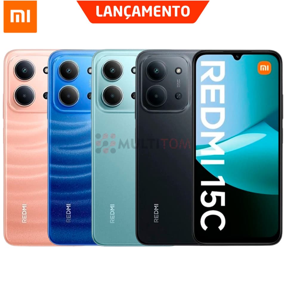 Xiaomi Redmi 15C | 256GB 8+8GB Ram | Versão Global | 128GB 4+4GB Ram | Envio Imediato + NF