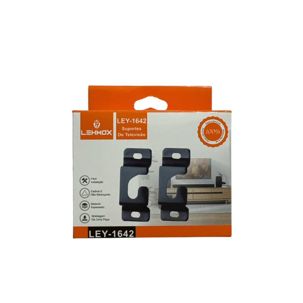 Embalagem do suporte de TV universal fixo LEHMOx LEY-1642 para TVs de 13 a 70 polegadas