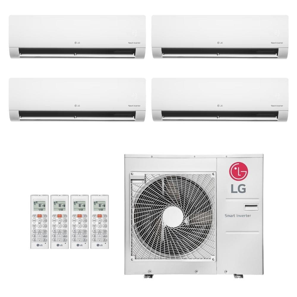 Ar-Condicionado Multi Split Inverter LG 30.000 (2x Evap HW 9.000 + 2x Evap HW 12.000)  Quente/Frio 220V R-32