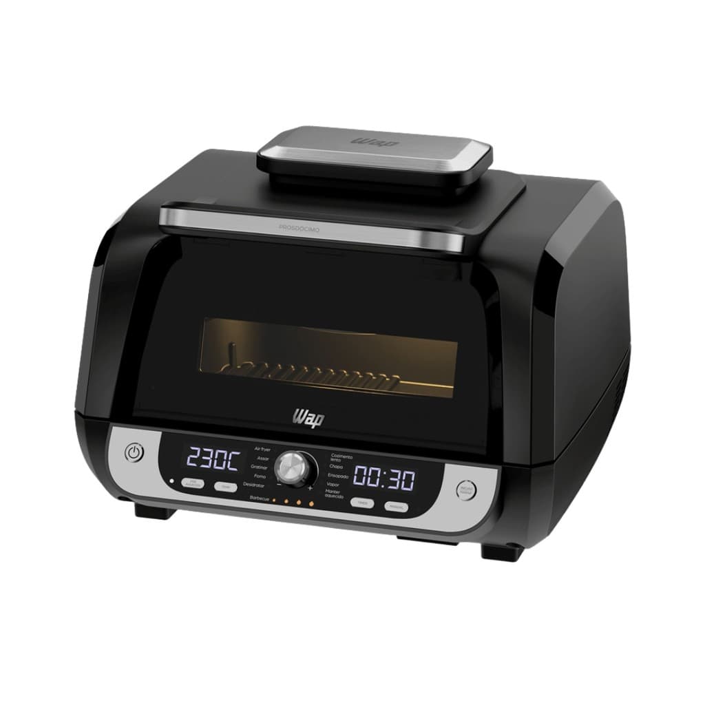 Air Fryer - Fritadeira Elétrica Sem Óleo Churrasqueira 10L Wap Airfry 12 Em 1 - 220v FW009627