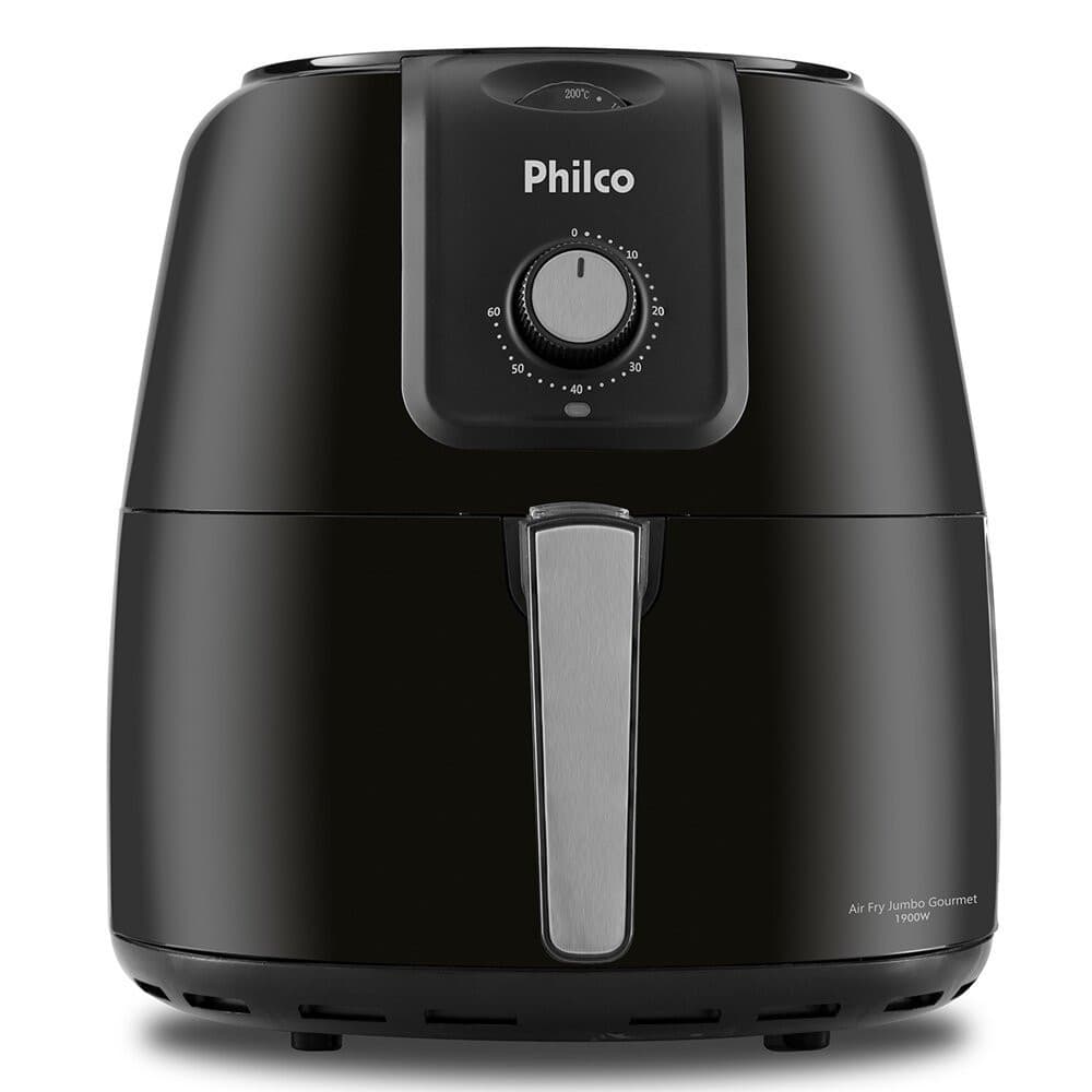 Fritadeira sem óleo Philco Jumbo Gourmet, 8,1 litros, preta