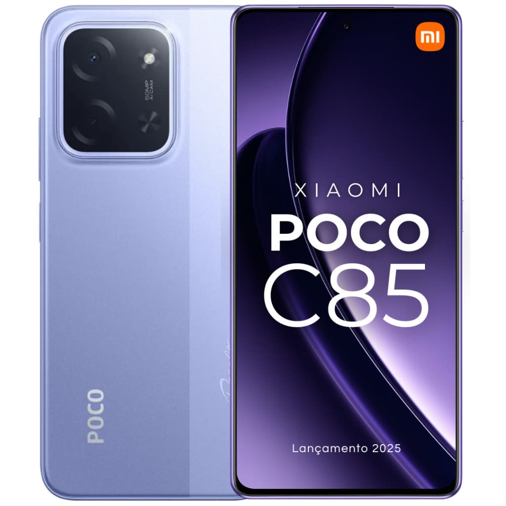 Smartphone Xiaomi Poco C85 256GB / 128GB Versão Global NFC Envio Imediato (COM PELÍCULA DE CORTESIA)