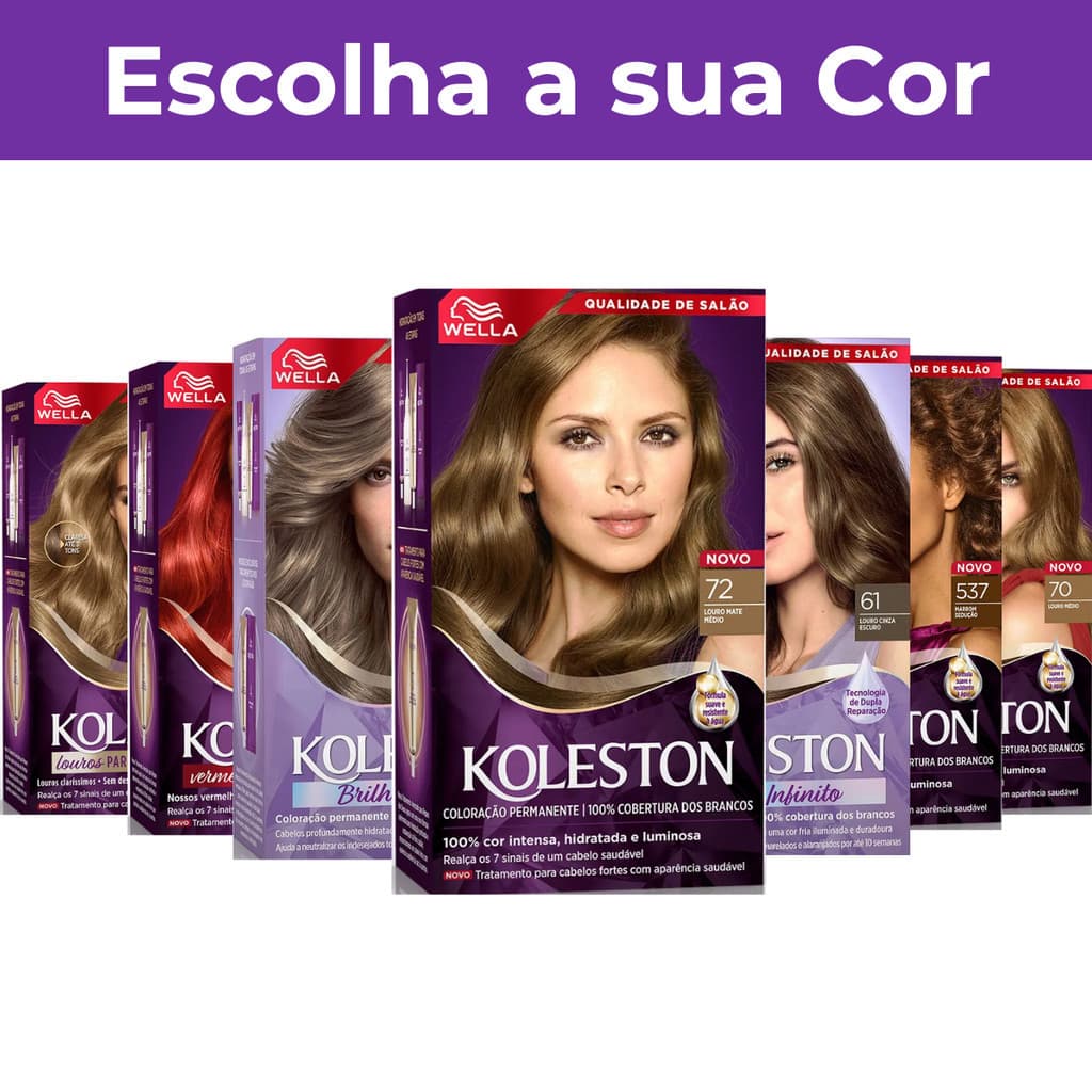 Tintura Koleston Wella – Coloração Creme Permanente Cor Intensa