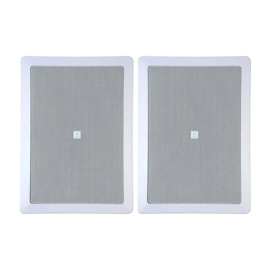 Duas caixas de som JBL embutidas 6 polegadas 6w21rt 50W Rms cinza e branco