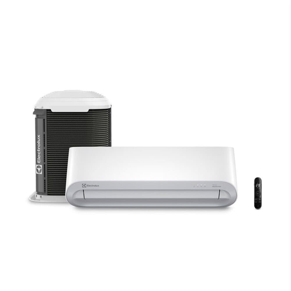 Ar-condicionado Electrolux Inverter Split 24000 BTUs, unidade externa e interna, controle remoto