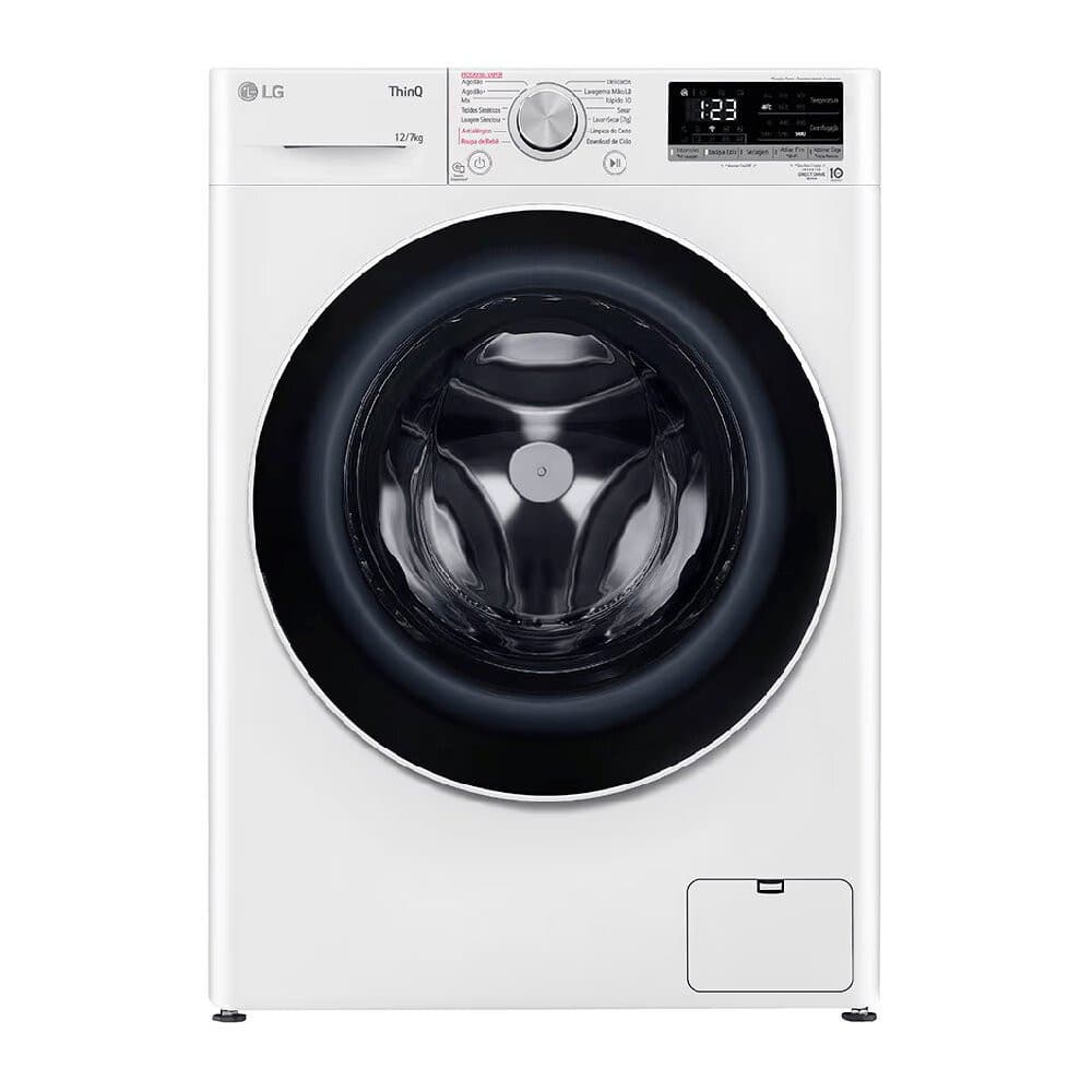 Lavadora e Secadora LG Smart VC4 12 kg Inteligência Artificial AIDD CV5012WCA