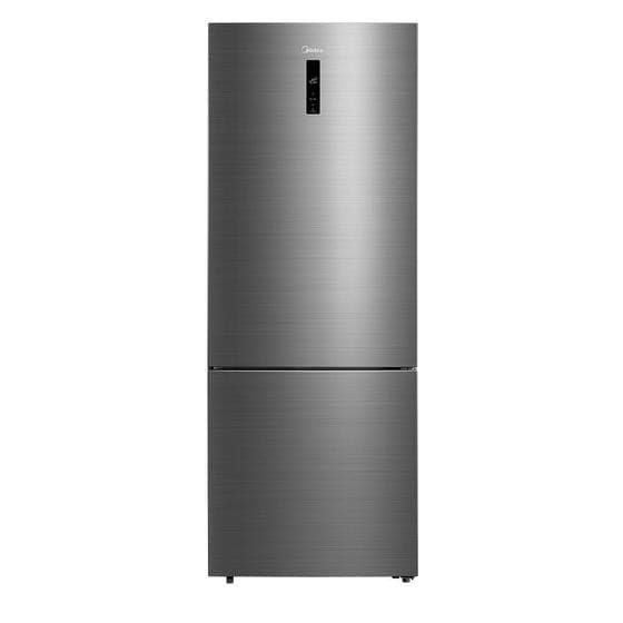 Geladeira Midea 416L Inox MDRB593FGD463 Inverter Bivolt Design Inverse Painel Touch 2 Portas