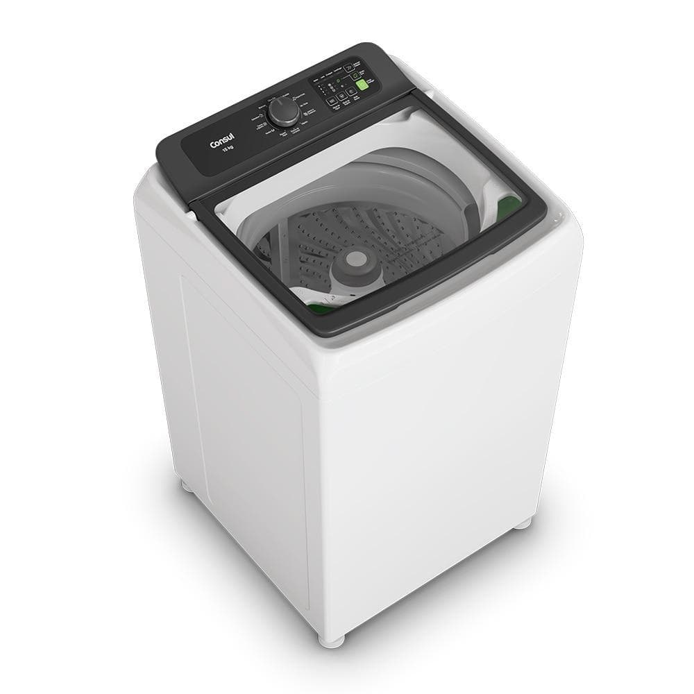 Máquina de Lavar Consul 15kg CWN15AB Branca com Cesto Inox - Foto Frontal