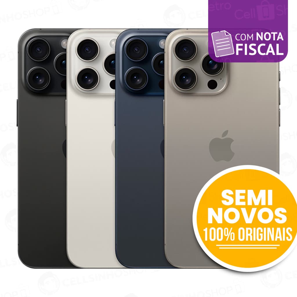 161 Iphone 15 Pro a partir de R$2.569,00 Apple, Genérico