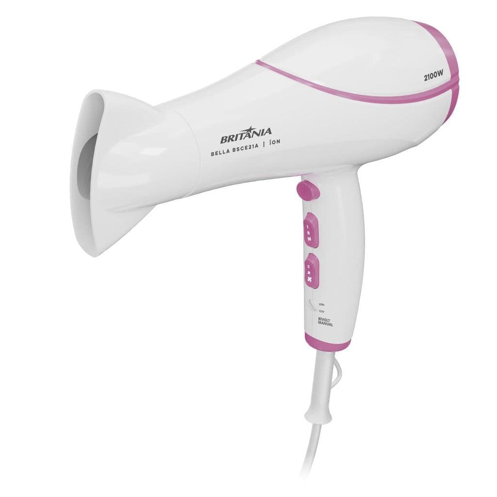 Secador de Cabelos Britânia Bivolt 2100W BELLA BSCE21A