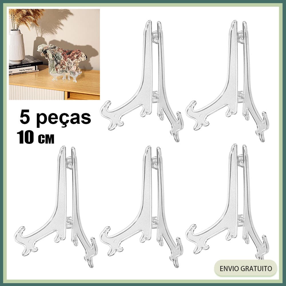 Suportes de acrílico transparentes de 10 cm, 5 peças, envio gratuito