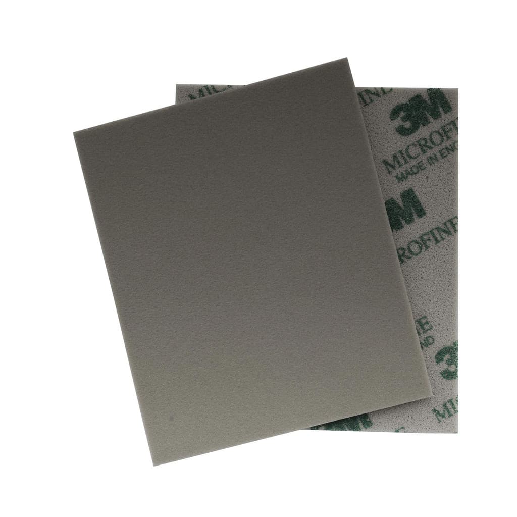 Esponja de lixamento 3M Soft Back óxido de alumínio cinza 114x139mm conjunto 2