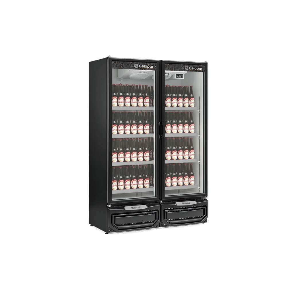 Refrigerador Vertical Conveniência Gelopar Frost Free 957 Litros 2 Portas GCBC-950 Preto - 220V