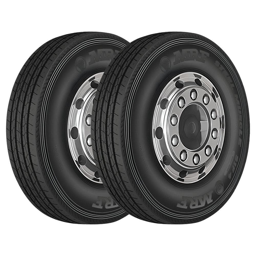 Pneu MRF 275/80 R22.5 Aro 22.5 Steel Muscle S1F4 149/146M Liso Kit2