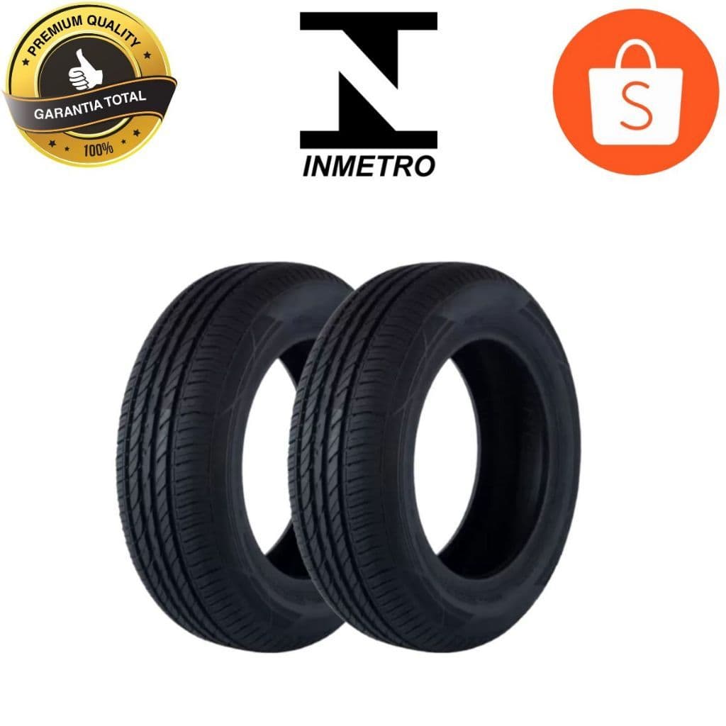 Kit Pneu Aro 15 - 195/60 R15 Remold Premium Com Garantia e Selo Inmetro