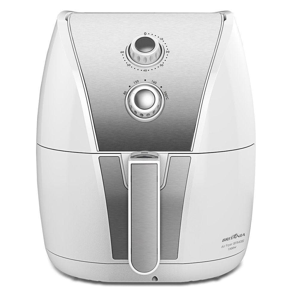Fritadeira elétrica de ar Britânia 5L Branca Redstone 1500W BFR40BI 220V