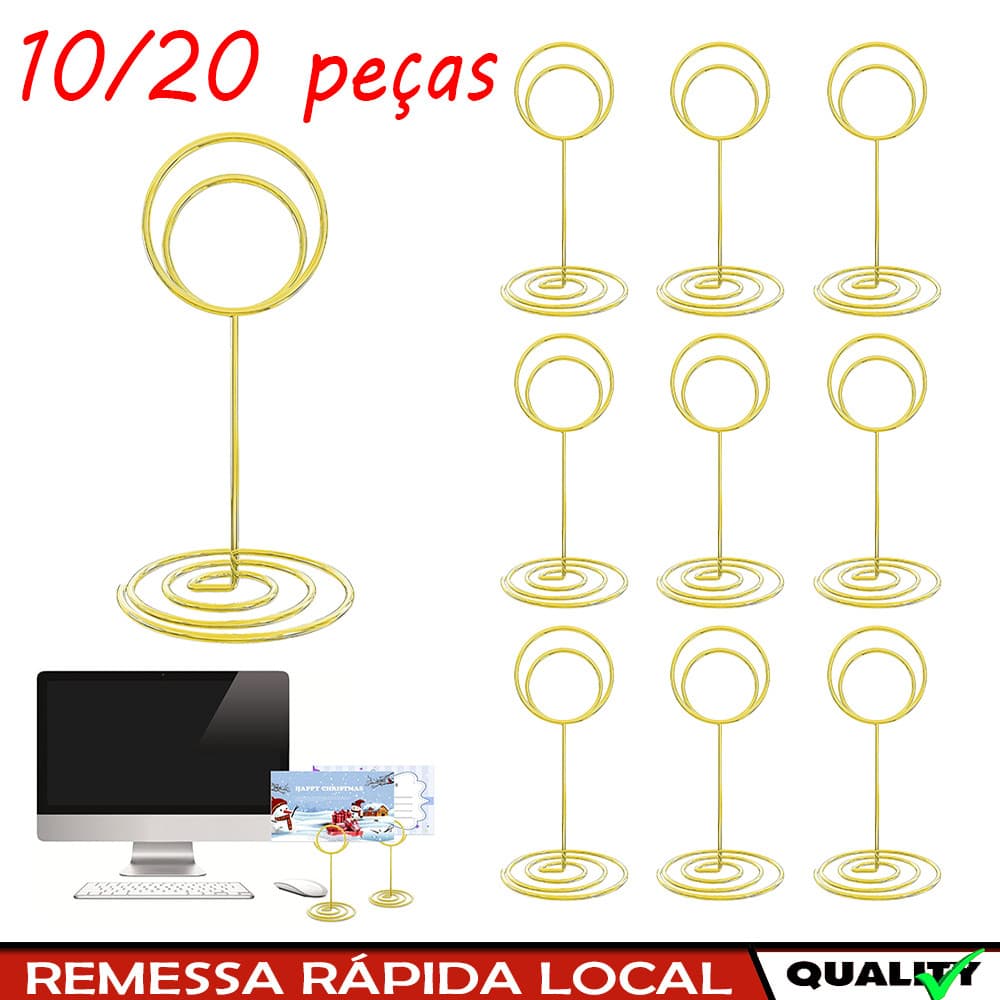 10 ou 20 peças de porta-cartões de mesa para porta-retratos, em amarelo, para casamentos