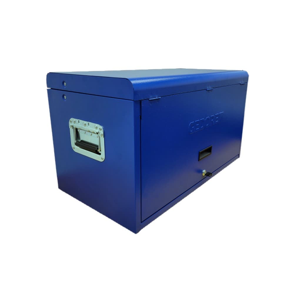 Armário gabinete Gedore azul com 4 gavetas e 1 porta, 72x41x40 cm