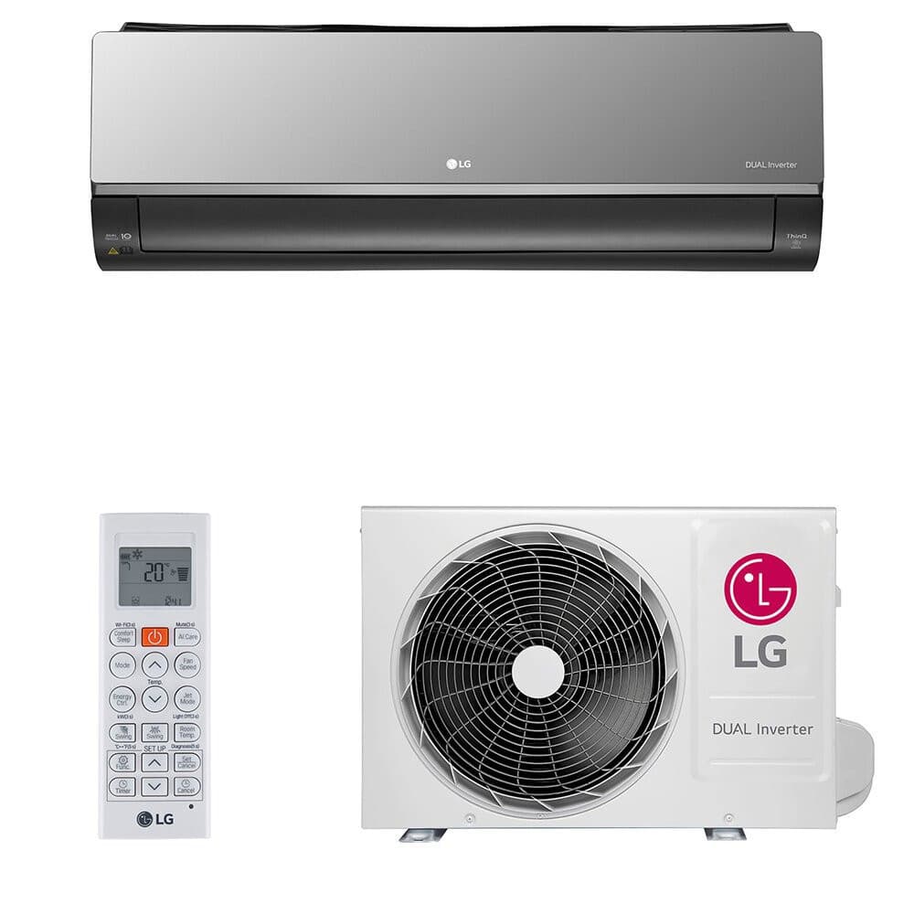 Ar-condicionado LG Split Nano Quente/Frio, 18000 BTUs, Inverter - S3-W18KLR7 com controle remoto