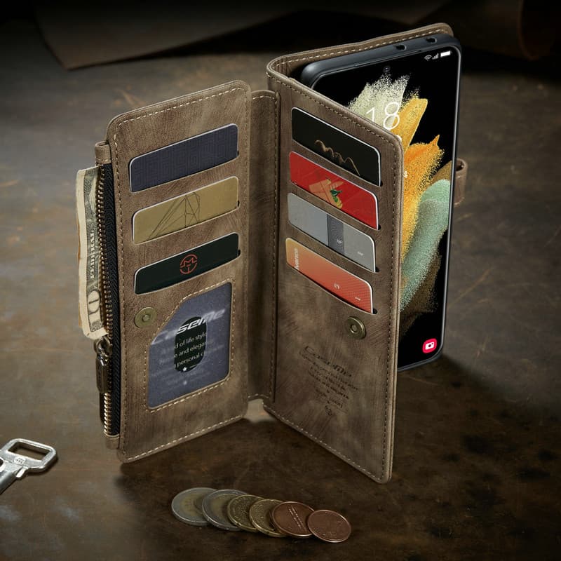 Capa Carteira De Couro Para Samsung Galaxy A53 A51 A33 A52 A72 A