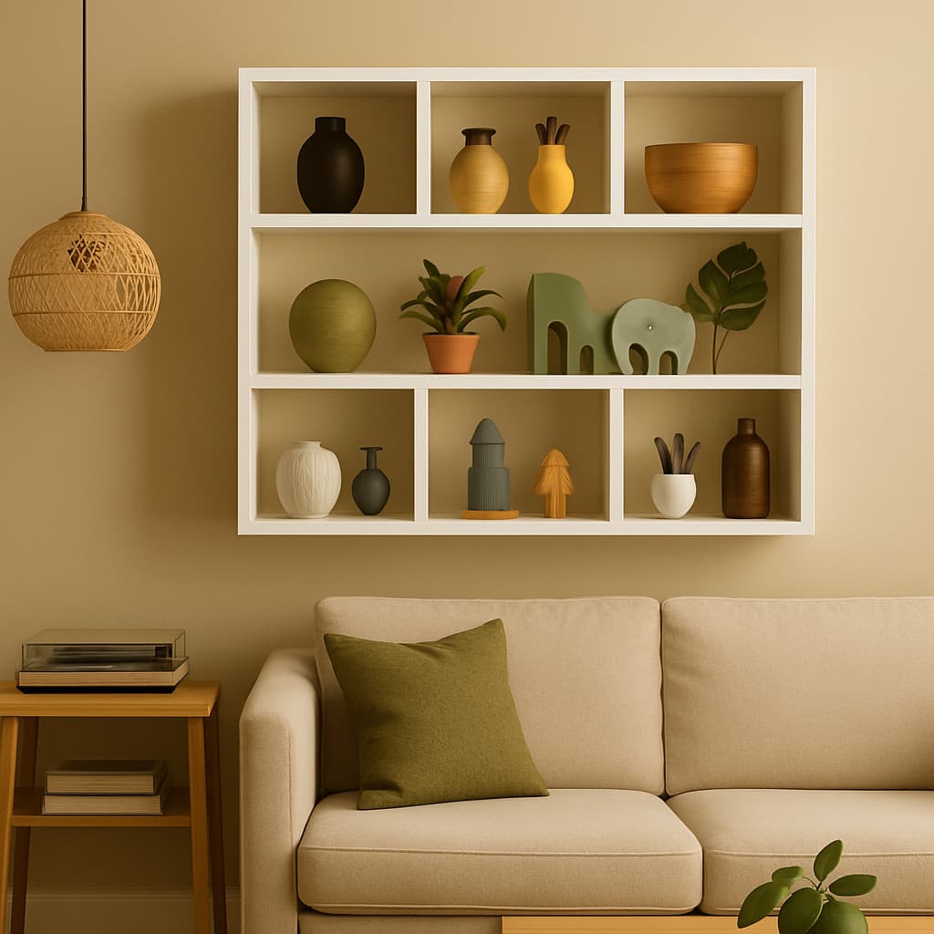 nicho Prateleira Cubo 70cmcm mdf Versatil Decorativa Branco