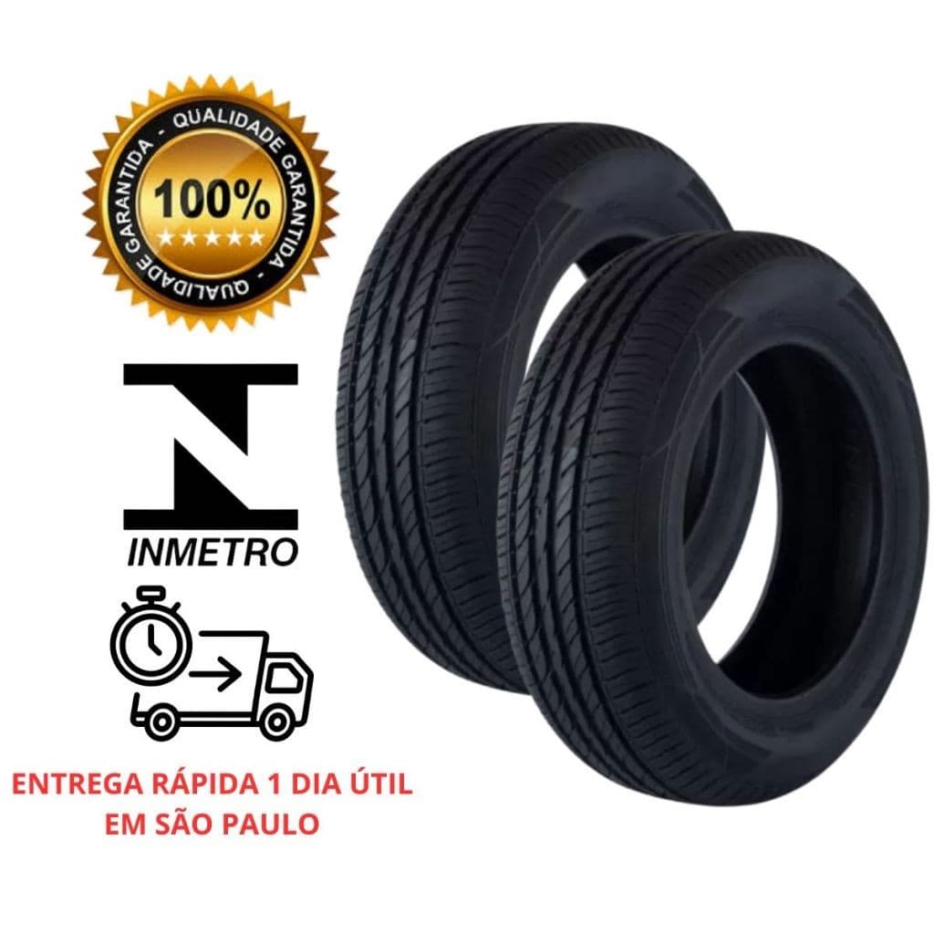 Kit Pneu Aro 15 - 175/65 R15 Remold Premium Garantia e Inmetro R15