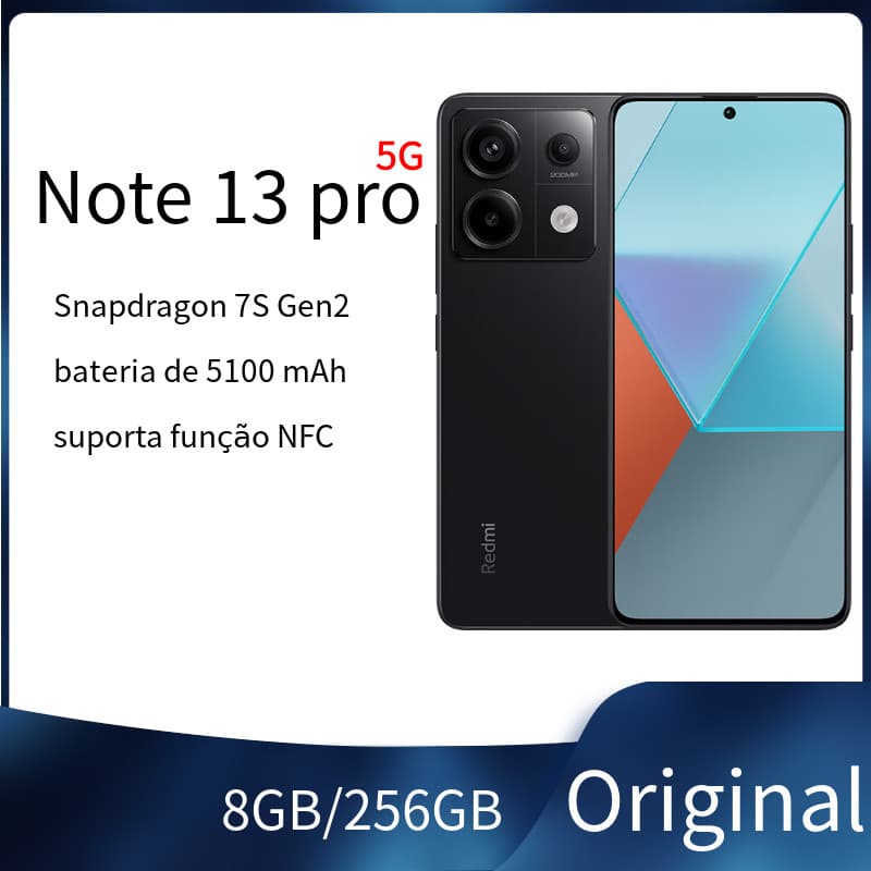 Original Xiaomi Redmi Note 13 Pro 5G Snapdragon 7S Gen2 Smartphone 6,67" NFC 5100mAh