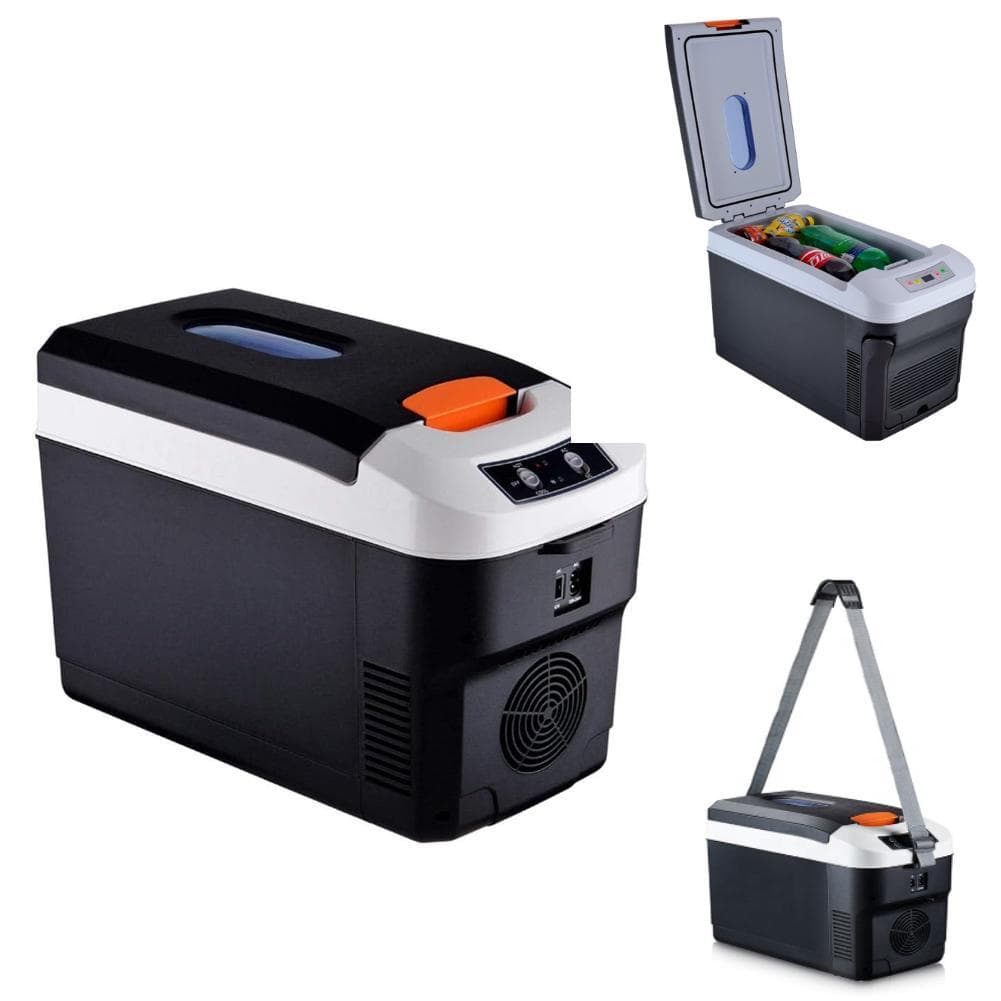 COOLER ELETRICO COMPLETO 12V 220V MINI GELADEIRA FRIGOBAR PORTATIL 10L CASA CARRO AQUECE RESFRIA REFRIGERADOR 2 EM 1