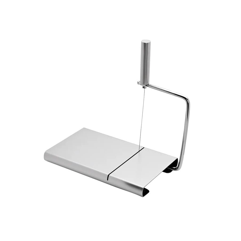 Fatiador Cortador de Queijos e Frios Manual Inox Corte Fio Perfeito 5 Fios Reserva Tábua de Frios