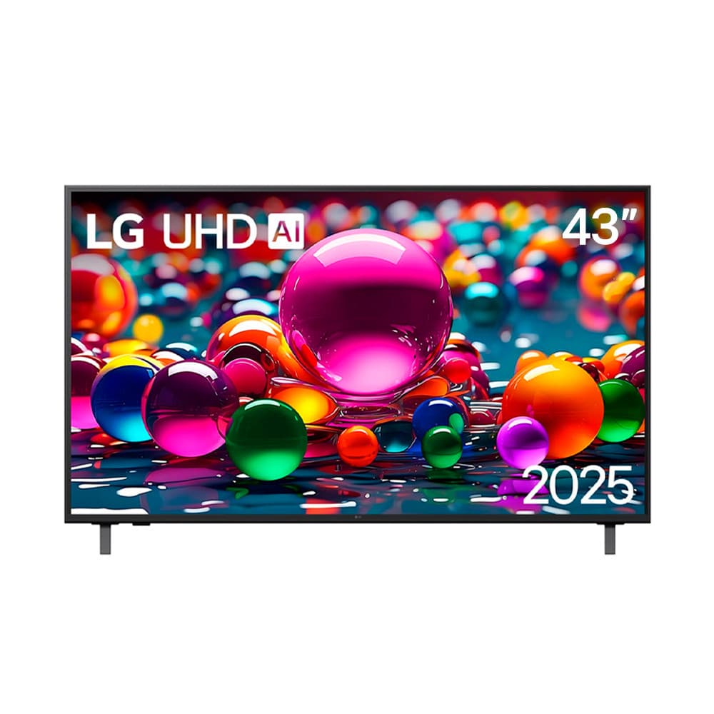 Smart TV LG 43'' 4K Ultra HD WebOS 25 AI Controle Smart Magic Alexa Bivolt 43AU801
