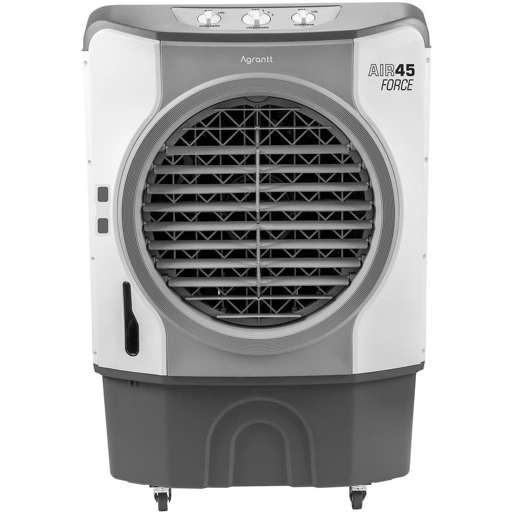 Climatizador De Ar 210w Portátil Industrial Agrantt 45 Litros Umidificador Ventilador Grande Potente
