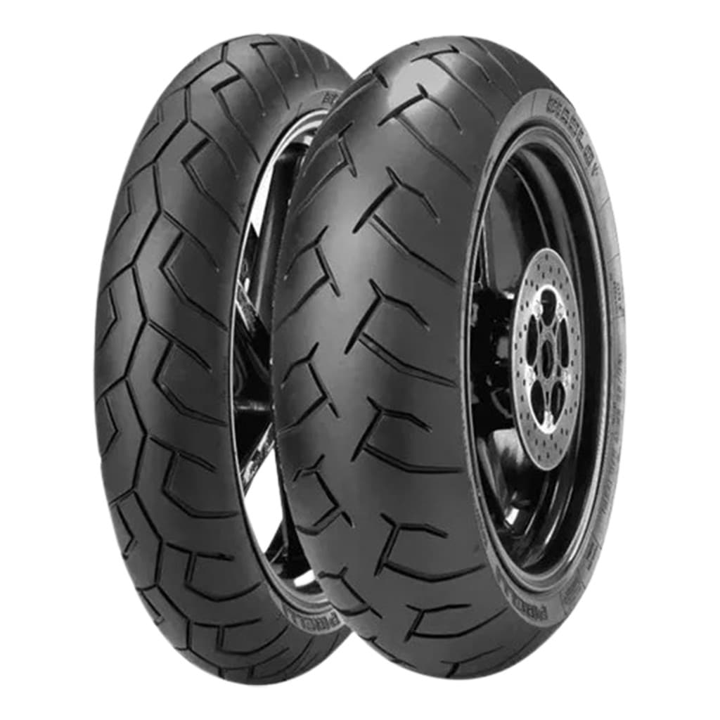 Kit 2 Pneus Moto Pirelli Aro 17 Diablo 120/70 R17 e 160/60 R17