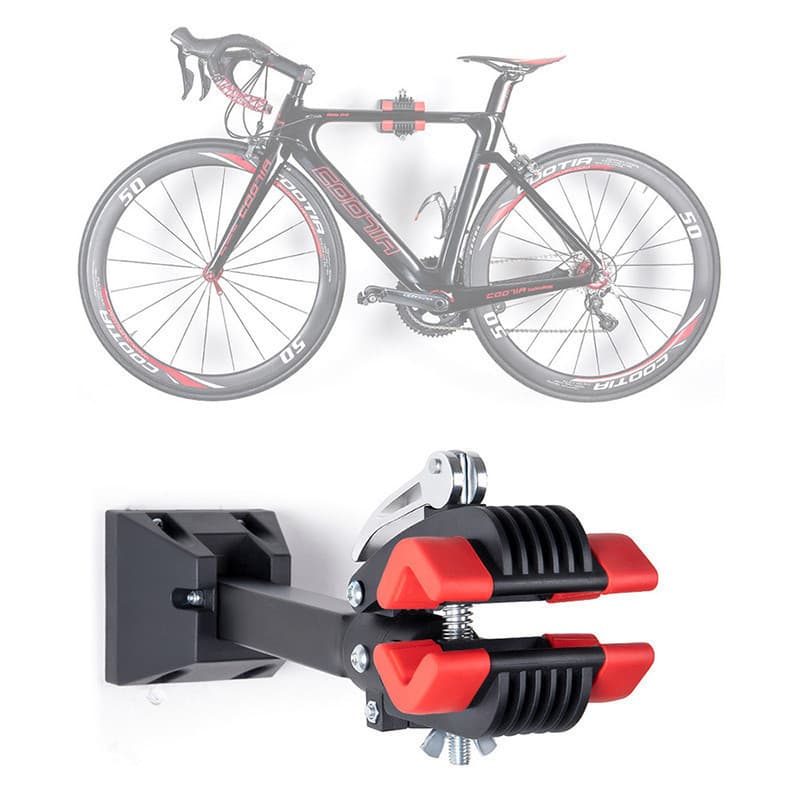 Suporte de Parede Dobrável para Bicicleta de Corrida